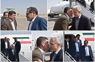 وزیر علوم و دریابان شمخانی وارد آبادان شدند