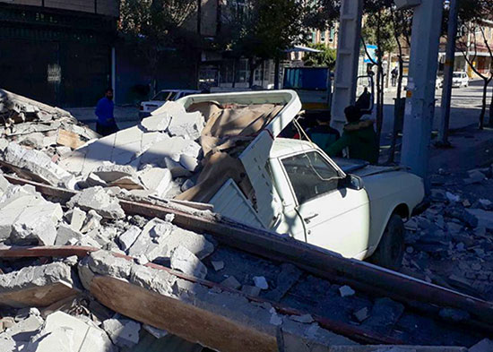 زلزله چه بلایی بر سر خودروها آورد