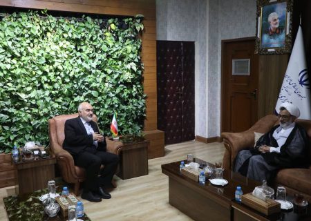 دیدار دبیر شورای عالی انقلاب فرهنگی با استاندار خوزستان