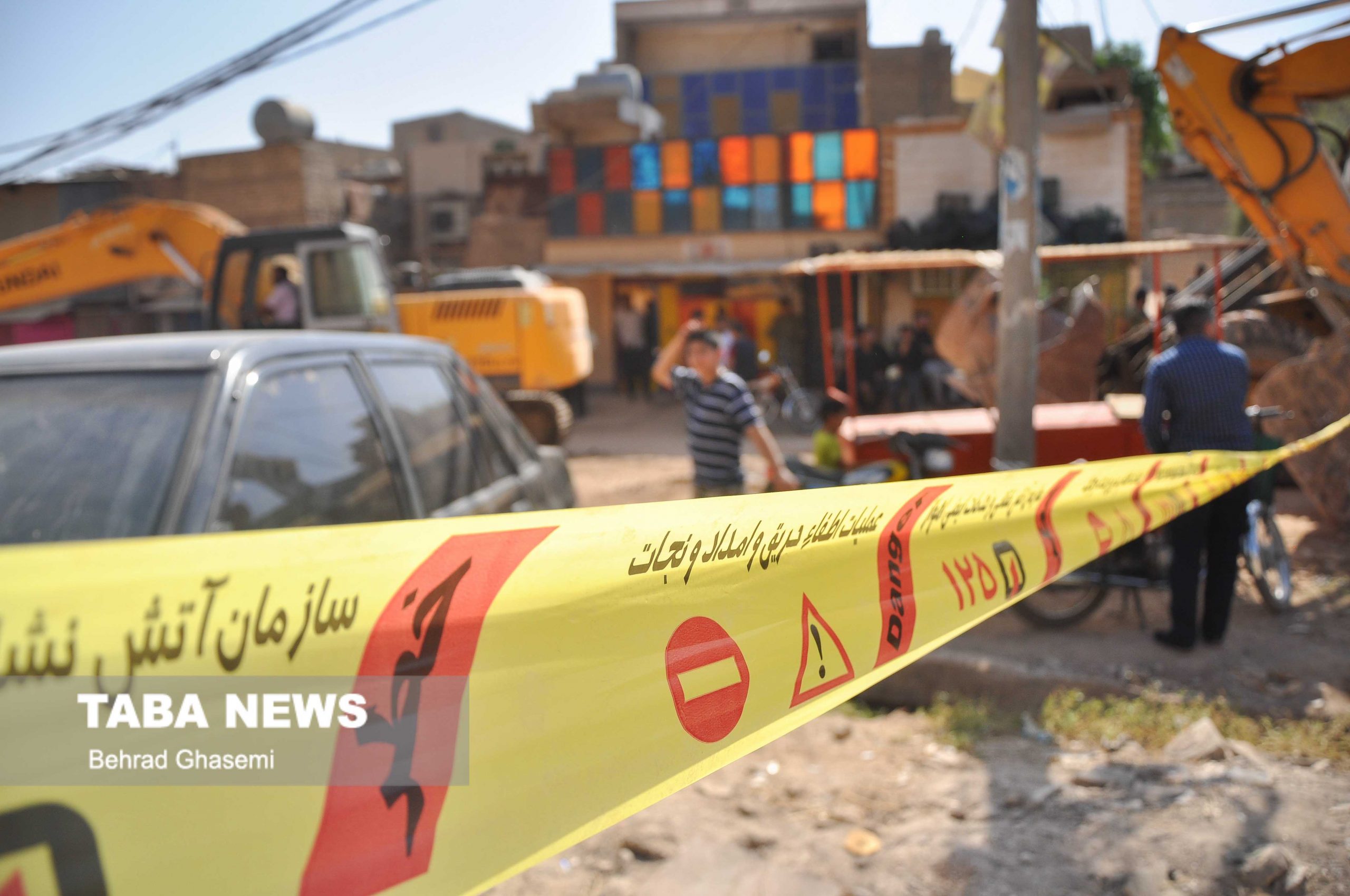 کار آواربرداری ساختمان متروپل آبادان بادقت در حال انجام است
