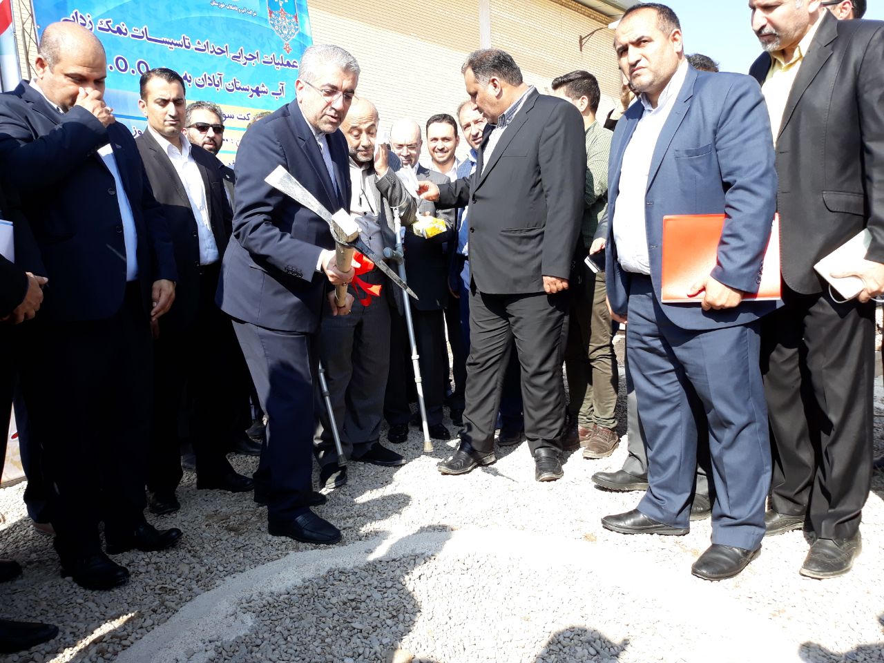 کلنگ احداث ۵ آب شیرین‌کن جدید در استان خوزستان به زمین زده شد/ افزایش ۴۶ هزار مترمکعبی ظرفیت آب شیرین‌ کن‌های خوزستان