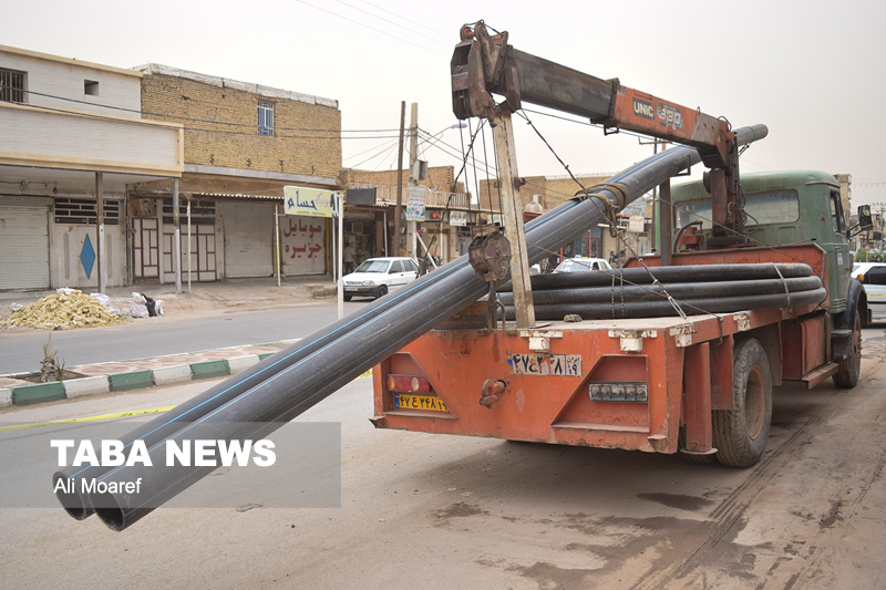 خط انتقال ۶۰۰ میلی‌متر تامین آب کوی ملت تعمیر شد