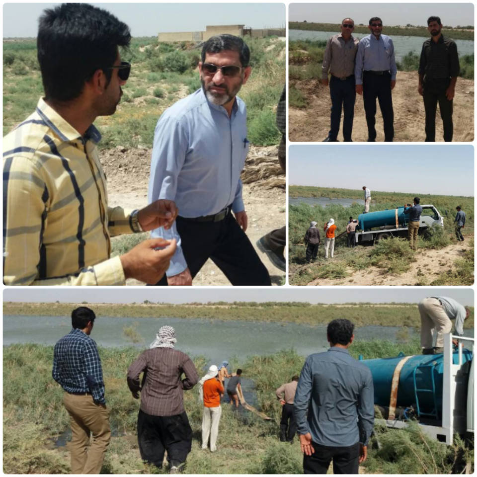 بازدید نماینده شوشتر و گتوند از پروژه های روستای عرب حسن