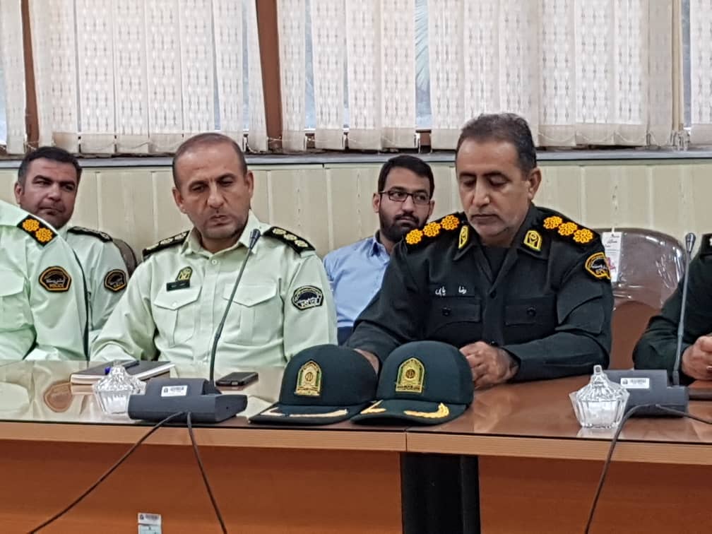 آیین معارفه فرماندهی جدید انتظامی شهرستان بهبهان برگزار شد
