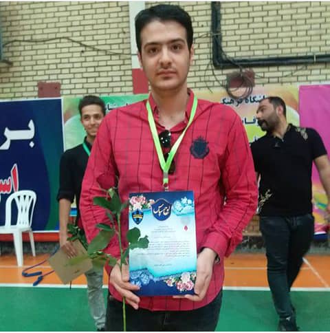 تجلیل از خبرنگار ورزشی تابا در بهبهان