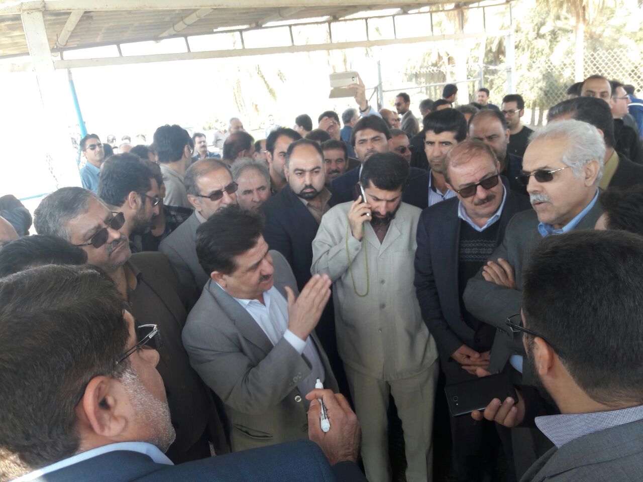 معاون هماهنگی معاون اول رئیس جمهوری از طرح ۵۵۰ هزار هکتاری بازدید کرد