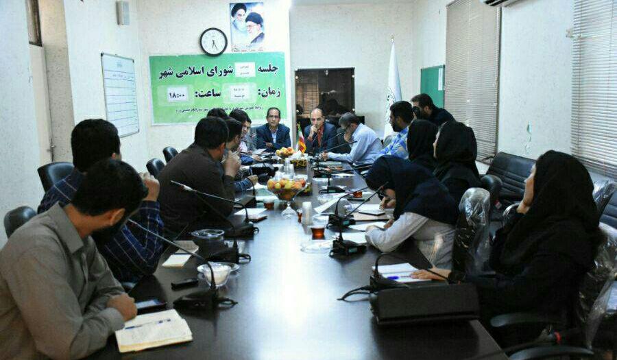 اولین کنفراس خبری شورای شهر بندر امام اصحاب رسانه
