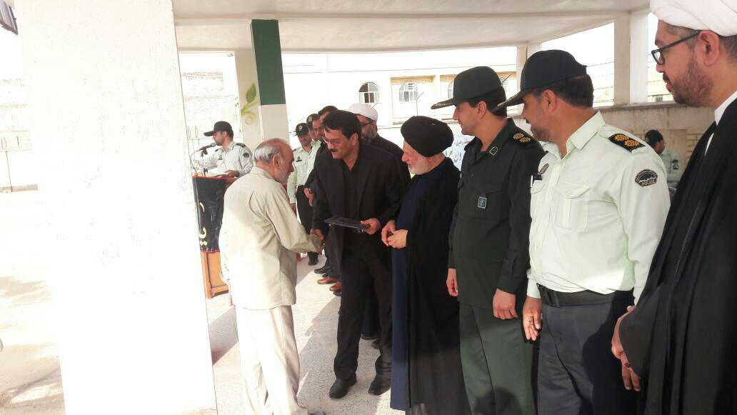 برگزاری صبحگاه مشترک نیروی انتظامی با حضور مسئولین در شادگان
