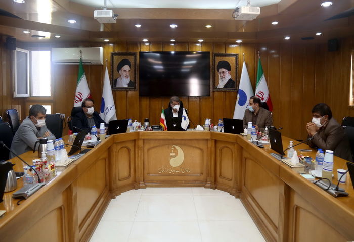 نشست مسئولان شرکت فولاد خوزستان با سرمایه گذاران حوزه فولاد و برق رامهرمز