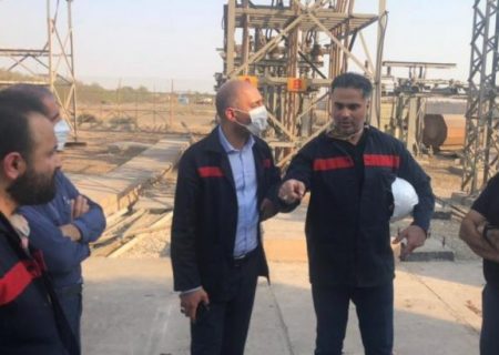 بازدید سرپرست مدیریت عامل شرکت فولاد اکسین از خط تولید
