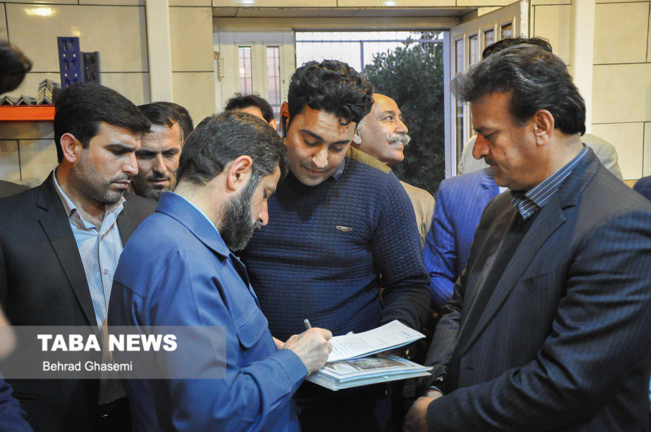 گزارش تصویری تابا از بازدید استاندار خوزستان از شهرک های صنعتی