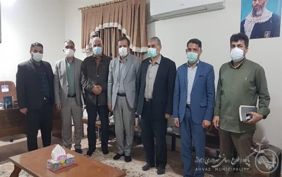 دیدار شهردار منتخب اهواز با فرماندهی سپاه حضرت ولیعصر (عج)