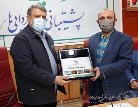 تقدیم بودجه ۱۴۰۱ شهرداری به شورای شهر توسط شهردار اهواز