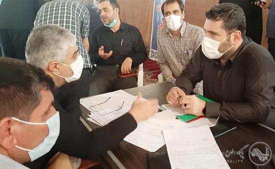 حضور حوزه معاونت شهرسازی و معماری شهرداری اهواز در میز خدمت نماز جمعه