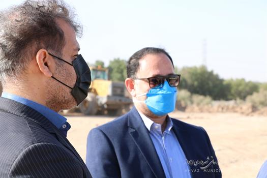 بازدید میدانی اعضای شورای اسلامی شهر اهواز از روند پیشرفت پروژه های عمرانی
