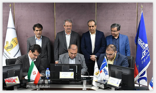 شرکت های ملی حفاری ایران، خدمات مهندسی پژواک انرژی و مهندسی مشاور آب کرخه قرارداد مشارکت سه جانبه امضاء کردند