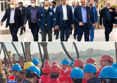 مدیرعامل شرکت ملی نفت ایران وارد اهواز شد/ بازدید از آخرین وضعیت ناوگان و پروژه‌های شرکت ملی حفاری