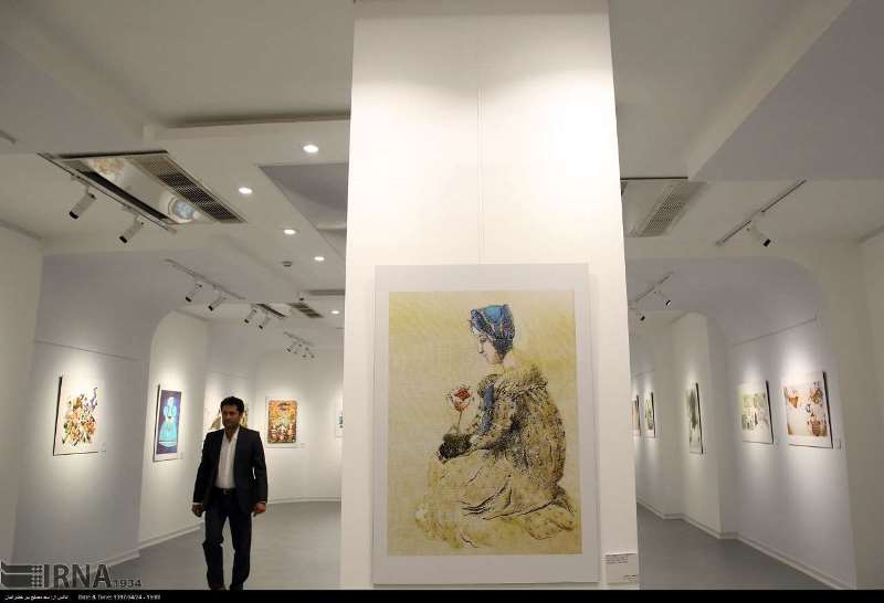 اثر نقاشی استاد رابطی در نمایشگاه موزه هند برتر شد